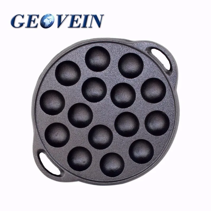 Dutch Pancake Pan Non Stick 19 Dimple Cast Iron Poffertjes Pan Buy