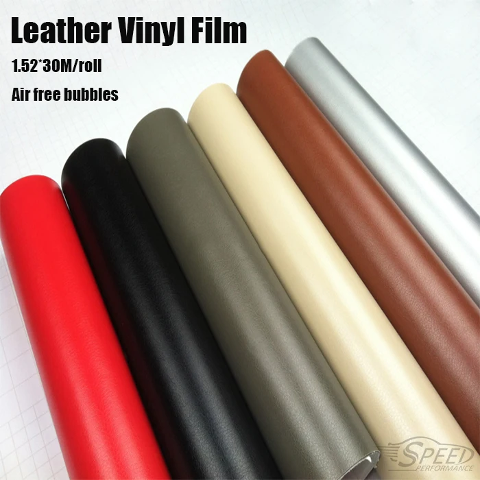 New Selfadhesive Automotive Interior Pvc Car Wrap Vinyl Leather Buy