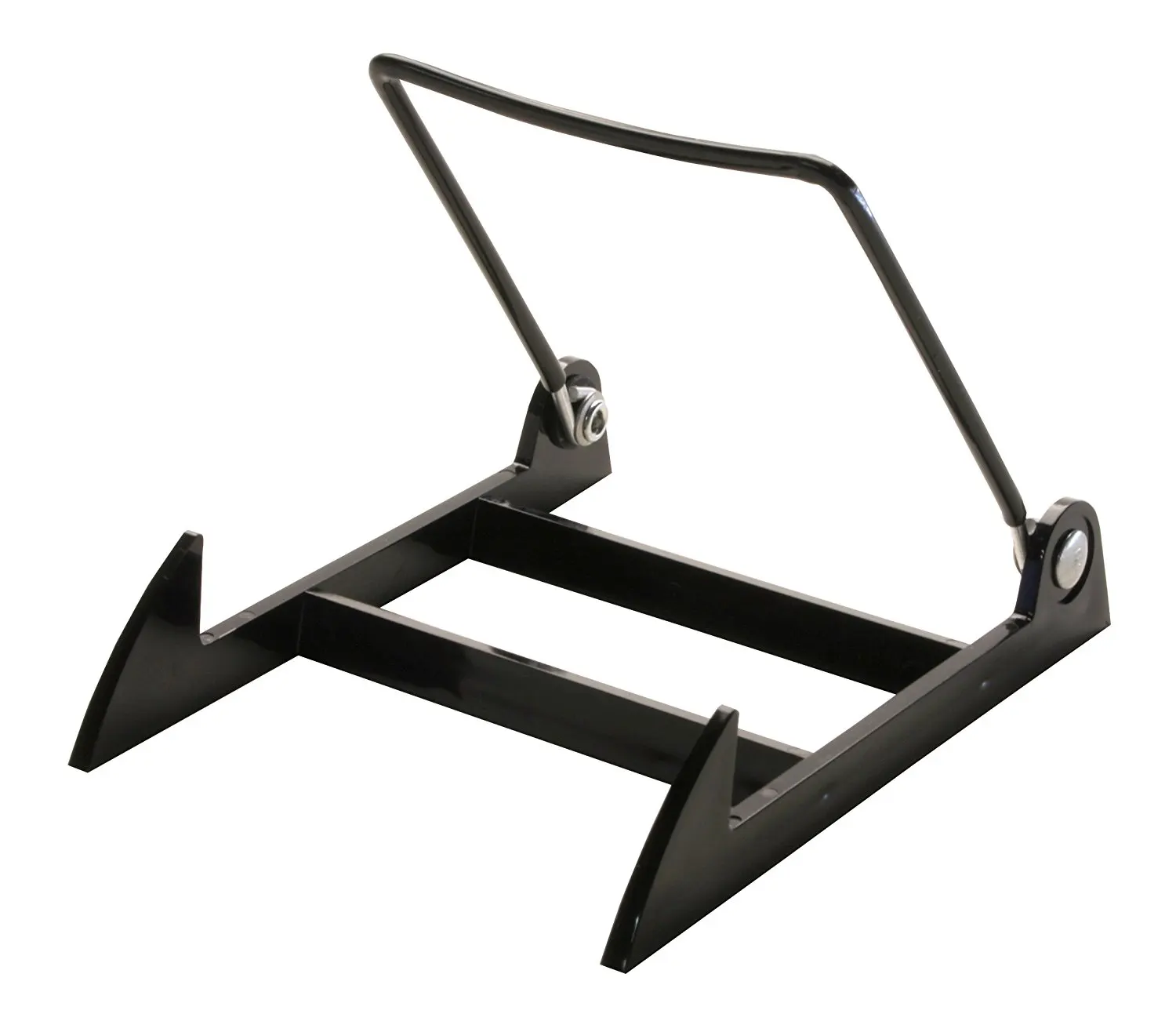 1 Gibson Holders 2PLBB Adjustable Wire & Acrylic Easel - 4" W x 4.75" H with 4.5" ledge, Black