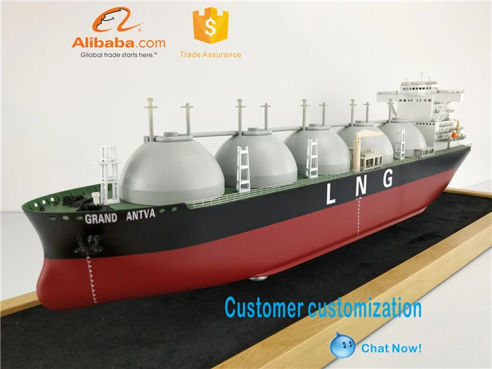 LNG ship model 65cm LNG vessel model Natural gas ship model