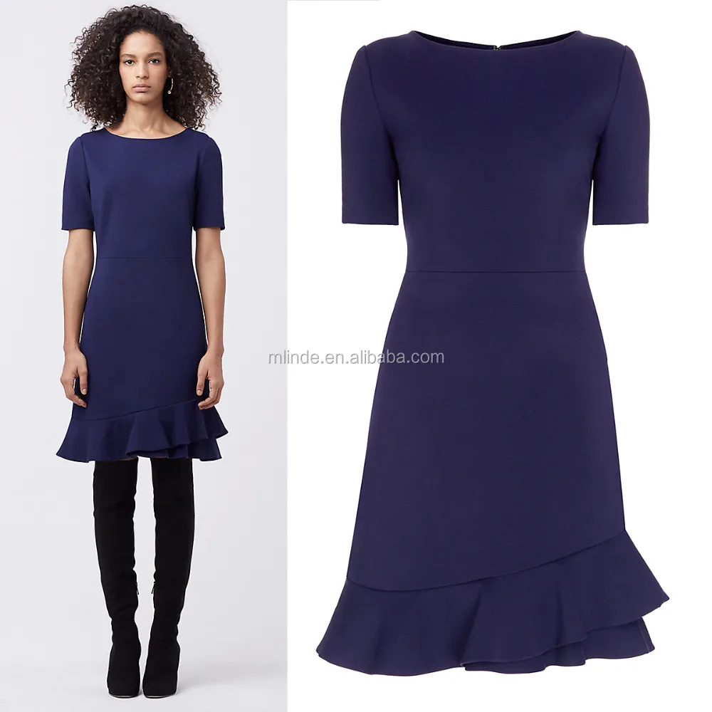 Tropical dinner dress blue Tropical dinner dress blue