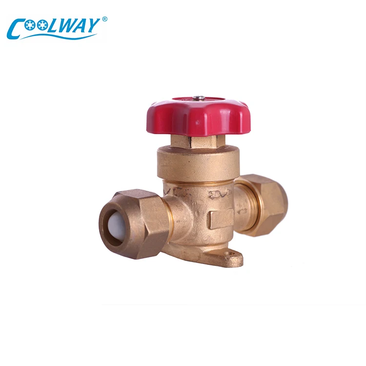 Good Quality Refrigeration Hand Valve 3/4 Hand Union Elbow Pipe Fitting Copper Gate Valve for Air Conditioning Fittings