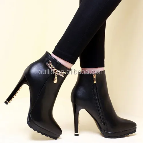 Zapatos De Diseñador Para Mujer,Botas De Tacón Alto De Talla Pequeña,Botines  De Invierno Pq4387 - Buy Zapatos De Diseñador Para Mujer,Botas De Tacón  Pequeño,Botines De Invierno Product on Alibaba.com