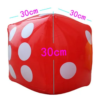 Giant Inflatable Dice Plastic Fuzzy Plush Dices Giant Inflatable Dice