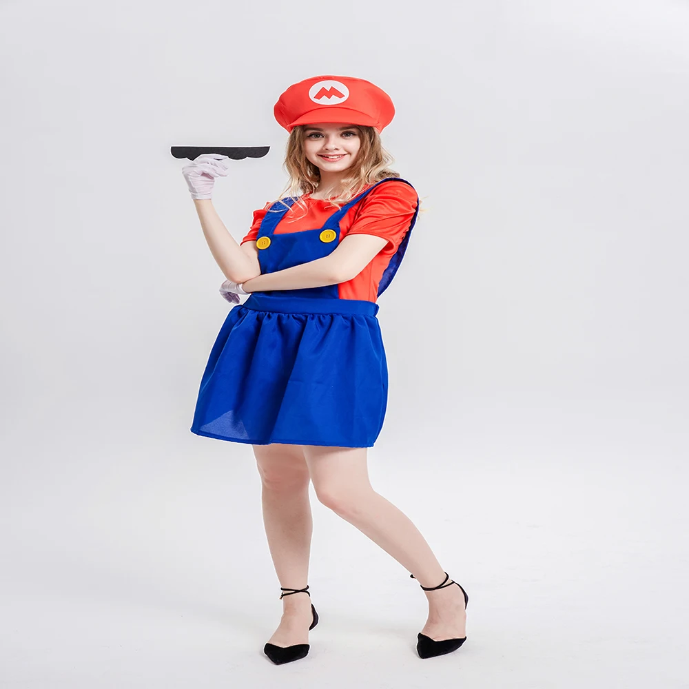 mario cosplay costumes play super marios halloween costume