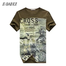 E-BAIHUI brand Summer Men Cotton Clothing Dsq T-shirtS casual T-Shirt Fitness tops Tees Skateboard Moleton men’s t-shirts Y032