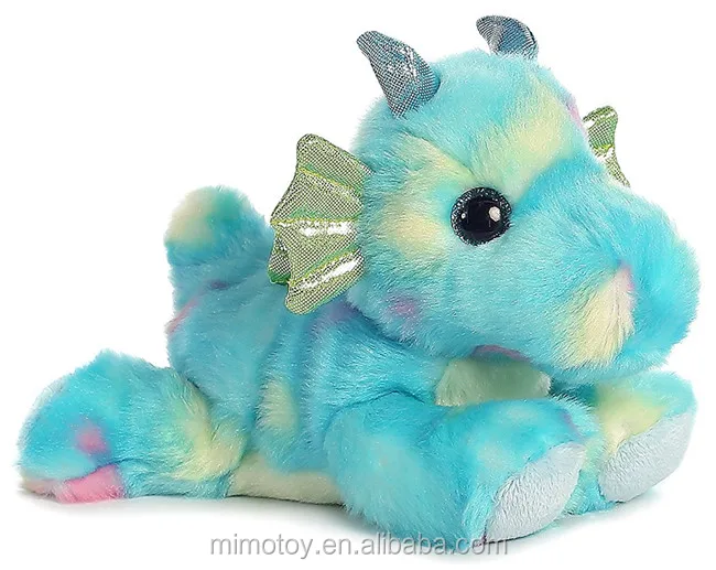 cute blue dinosaur plush