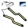 DRL Z Shape LED COB Daytime Running Light Car Auto DRL Fog Light 12V For Ford Car Light