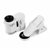 Universal Clip type LED 60X cellphone mobile phone microscope ,microscope for smartphone