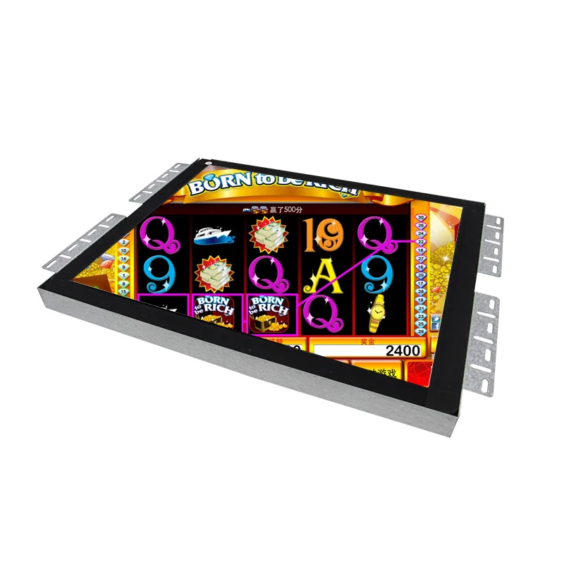 17 19 22 3M WMS/POG/FOX340/T340 IR touch screen open frame monitor for POG WMS game