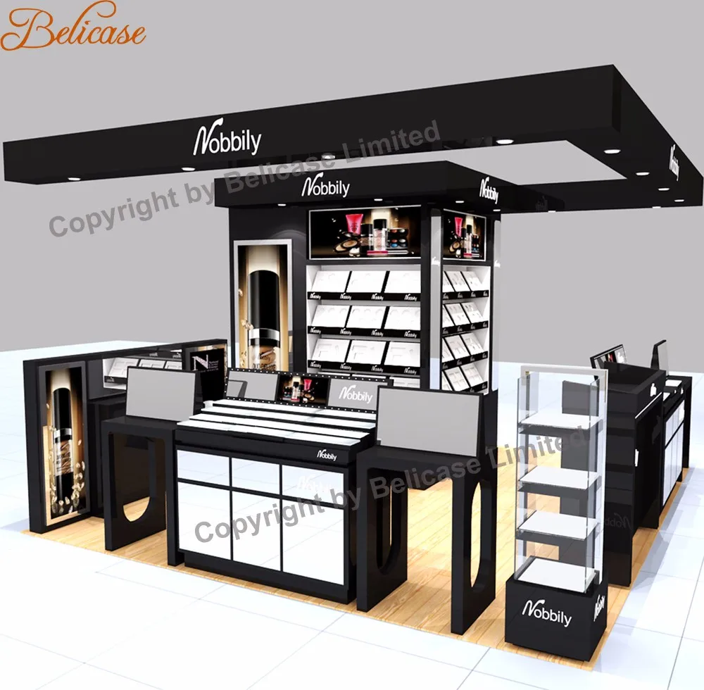 Cosmetic Cabinet Showcase Display Case For Store Furniture And Kiosk ...