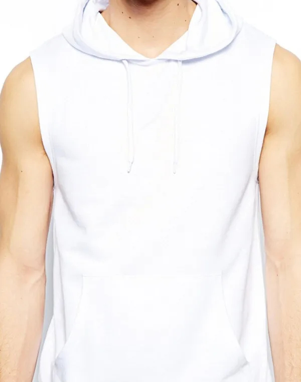 thin white hoodie mens