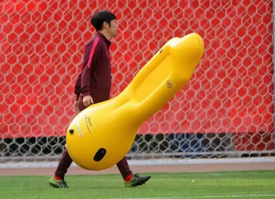 buy 折叠充气守门员人体模特,充气足球假人,infalatable 假人