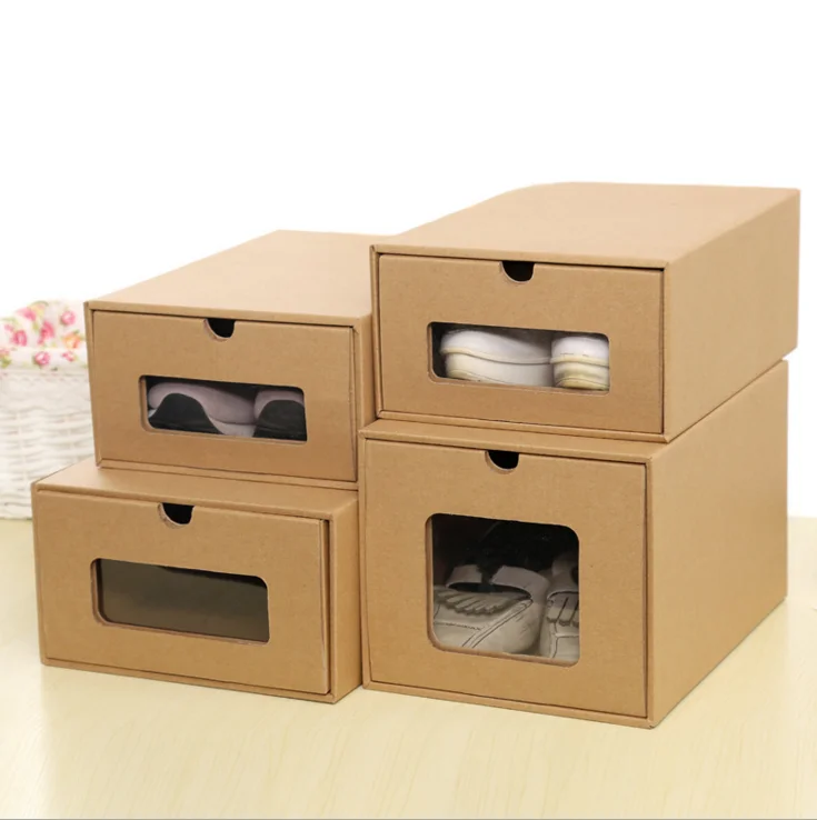 Various Cardboard Kraft Paper Corrugated Sliding Gift Drawer Boxes