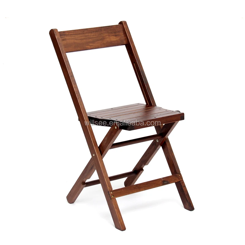 beech folding chair