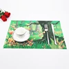 Customized PP/PVC plastic placemat / pp desk pad mat table mat for kids