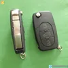 High quality car remote key for VW 3 Button Flip Remote Key Shell Round Head