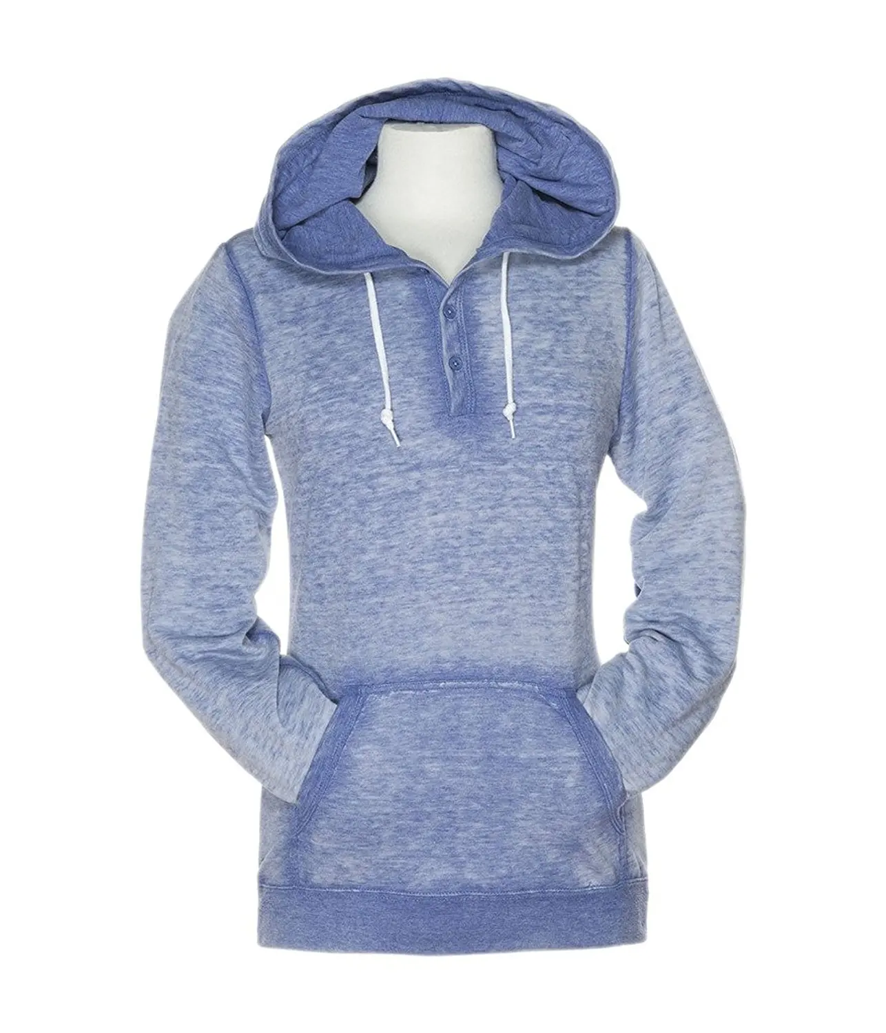 3 button henley hoodie