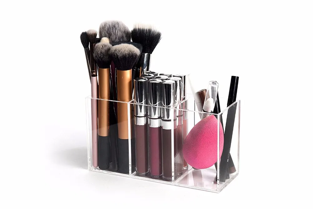 Amazon Com Byalegory Acrylic Makeup Beauty Brush Organizer 24
