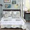 High-grade Purple Turkey Style Patchwork Printing Thin Quilt Set