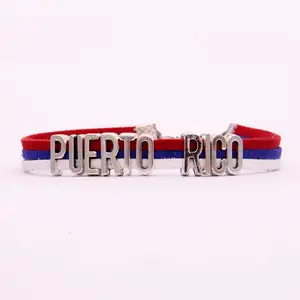 Leather Puerto Rico Bracelet Leather Puerto Rico Bracelet