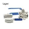 3 inch stainless steel ball valve npt high quality pipe fittings 1000 wog psi ball valve with long handle
