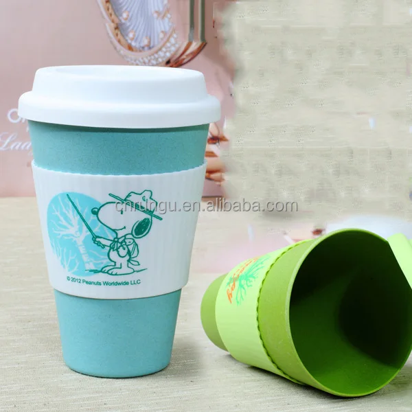 Buy Wholesale China 15oz Organic Bamboo Fiber Travel Mug Reusable Travel  Coffee Cup With Silicone Grip And Lid Fiber & Bamboo Fiber Reusable Coffee  Mug at USD 1.47