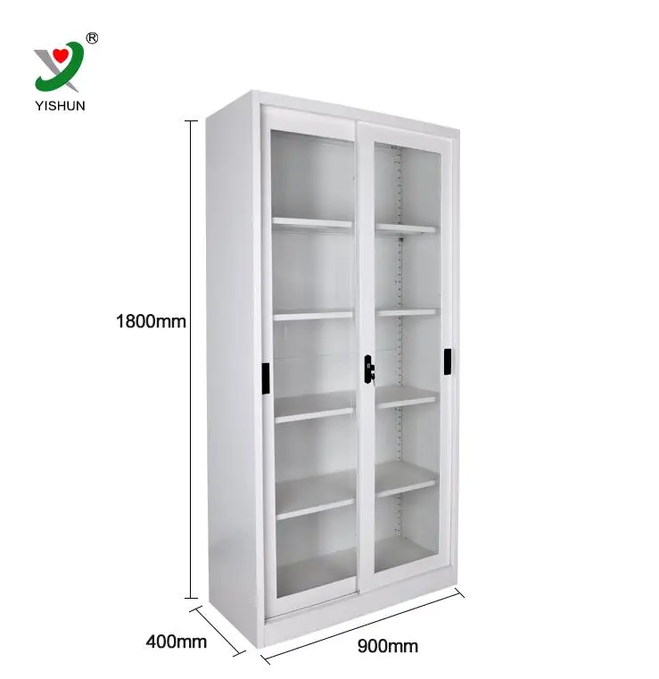 Wholesale prices sliding door display glass cabinet/glass display cabinet filing cabinet