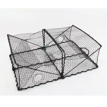 Oem Factory Folding Fishing Wire Mesh Crab Trap - Buy Wire Mesh Crab ...