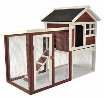 Stilt House Rabbit Hutch With Connected 