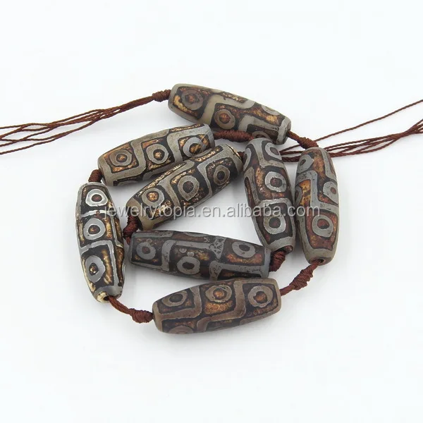 Wholesale Brown Tibetan Style Old Dzi Beads - Buy Old Dzi Beads ...