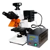 inverted fluorescence trinocular stereo microscope with camera