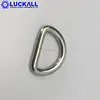 Stainless steel 316 Welded D RING LINK with round thimble RIGGING high quality