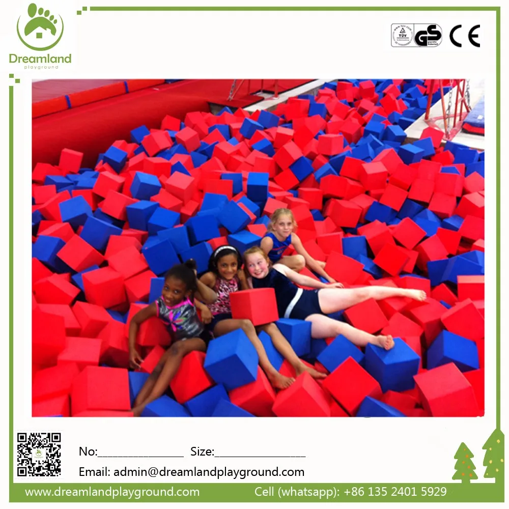 Safety Colorful Ecofriendly Gymnastics Foam Pit Cubes/blocks Buy