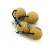 Floating Keyring Foam Decoration Gift Cork Natural Color Souvenirs Gift Rope Metal Zinc Print Cork Ball Keychain