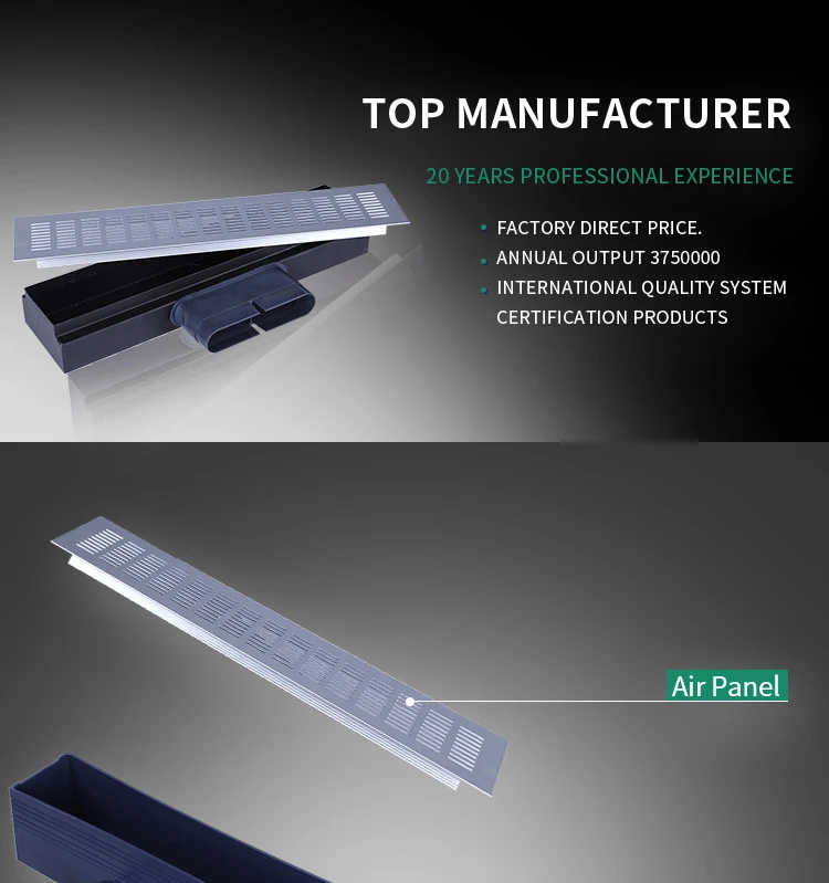 Aluminium Decorative Return Air Filter Grille For Ceiling Air