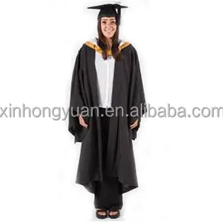 black academic gown