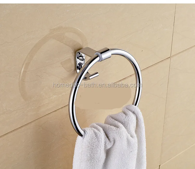 
Chrome Plated Stainless Steel Towel Ring Hanger Towel Holder 