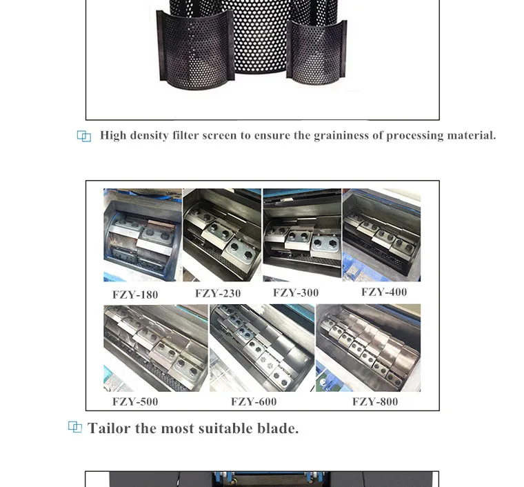 low price pipe bottle recycling blades 5hp crusher crushing plastic shredder machine for sale