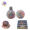 daily leisure light bulb stress ball with colorful bead inside