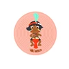 Table Decorative Round Hot Food Table Mat Pads Wholesale Custom 3D Office Coffee Kitchen Silicon Dining Kids Table Cup Mat