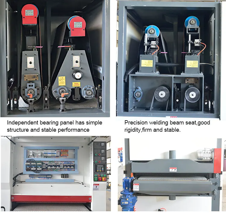 Abrasive Belt 1000mm Wood Floor Electric Cnc Sanding Machine Price