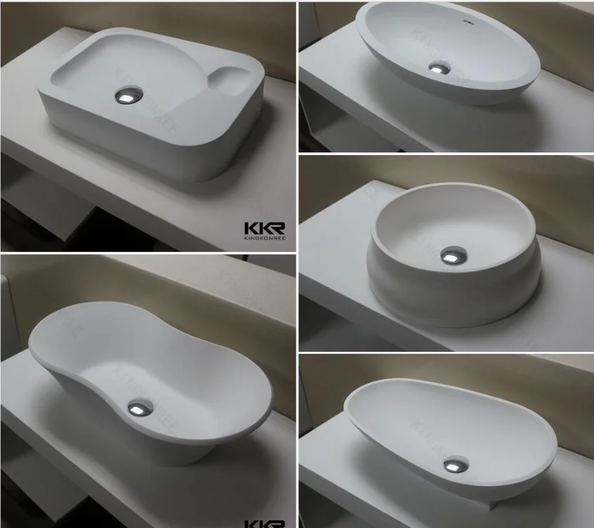 Bathroom Vanity Tops At Lowes Kkr Solid Surface Bathroom Sink Resin Stone Wash Hand Basin On Alibaba