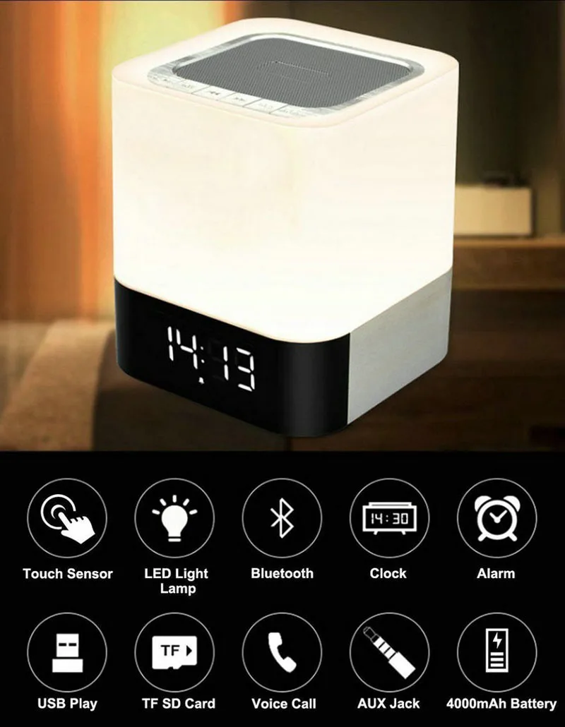 Lamp Best Small Portable Wireless Bt Speaker - ANKUX.COM