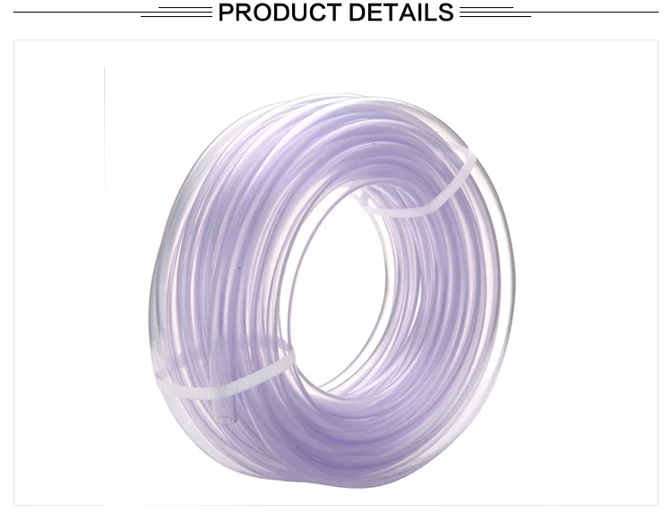 plastic clear braided hose tube purple manguera pvc transparent hose