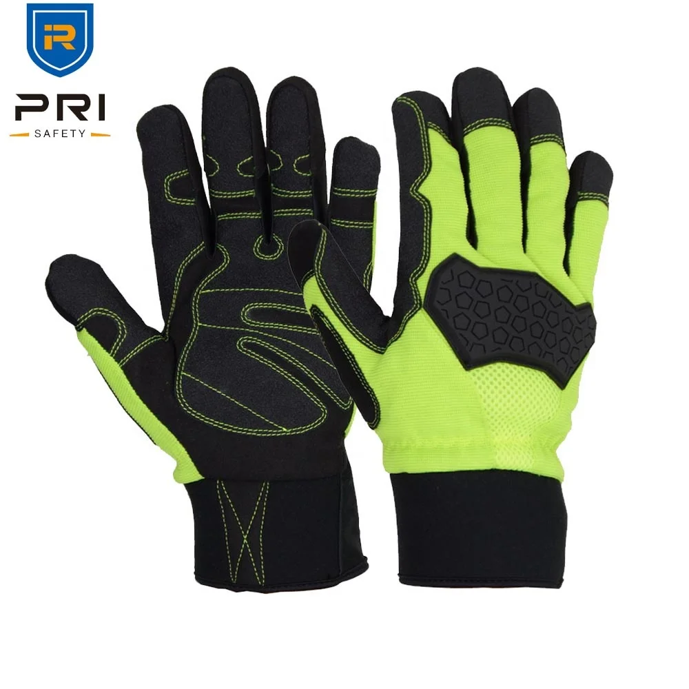 Pri Tpr Hi Vis Protective Outdoor Heavy Duty Leather Winter Insulate
