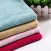 home textile soft plain dyed coral fleece fabric for blanket