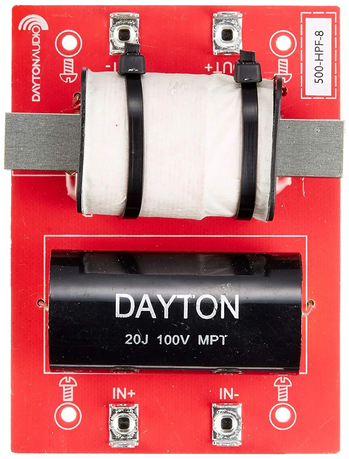 Dayton Audio 500-HPF-4 High Pass Speaker Crossover 500 Hz 12 dB//Octave