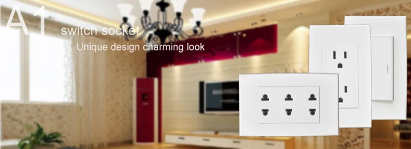 Hot sale unique design switch and socket usa