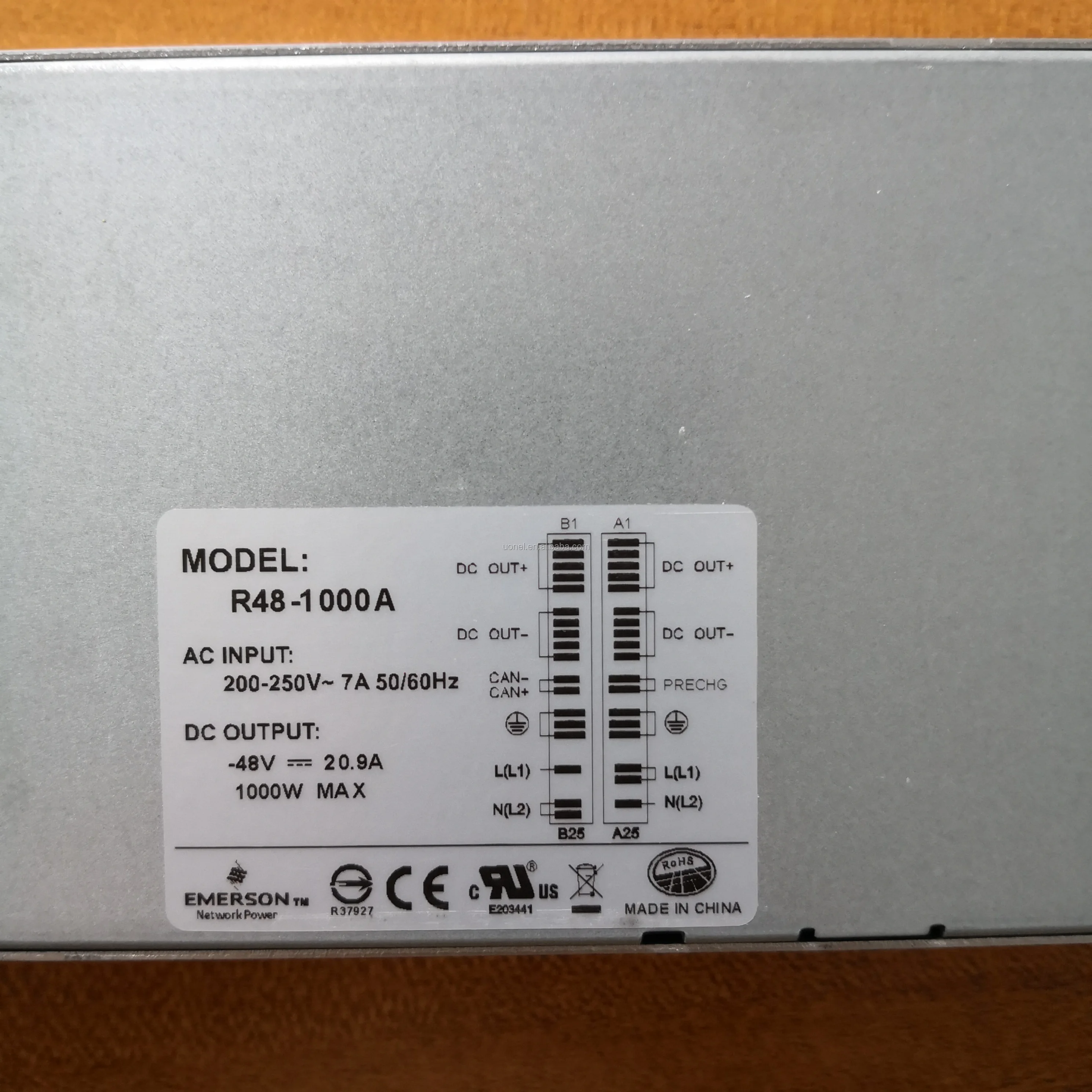Network Power Emerson Rectifier Module R48-1000 Network Power Emerson ...